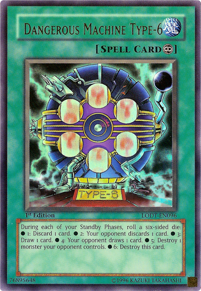 Dangerous Machine Type-6 [LODT-EN096] Ultra Rare | The CG Realm
