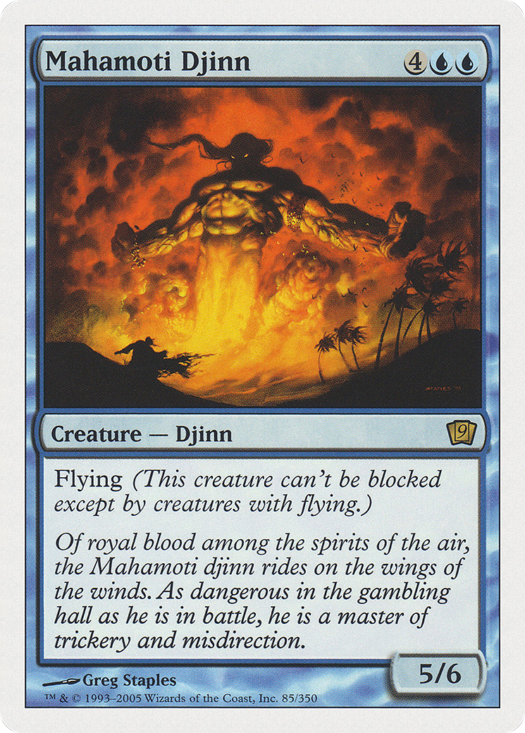 Mahamoti Djinn (9ED-085) - 9th Edition