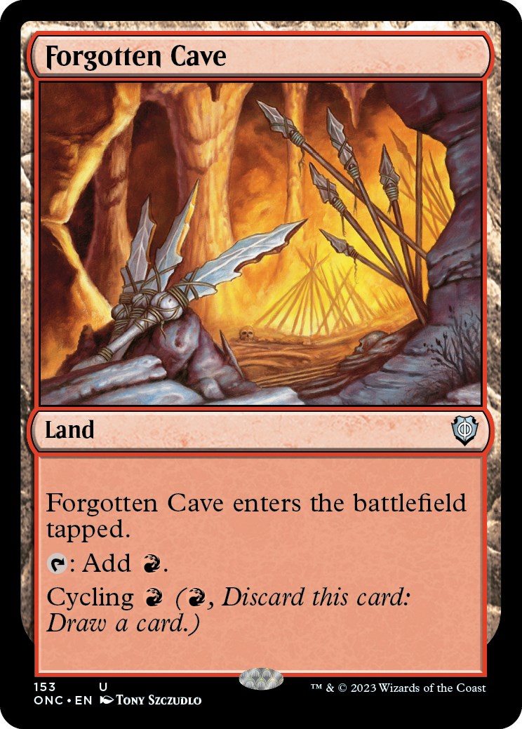 Forgotten Cave [Phyrexia: All Will Be One Commander] | The CG Realm