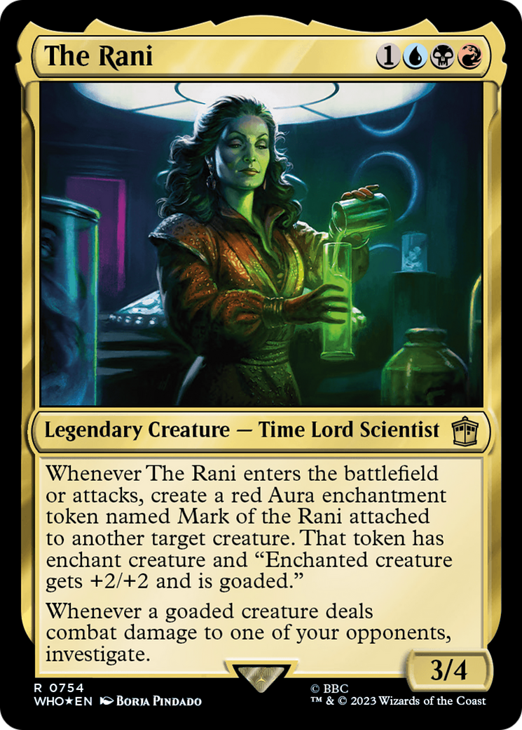 The Rani (Surge Foil) (WHO-754) - Doctor Who Foil