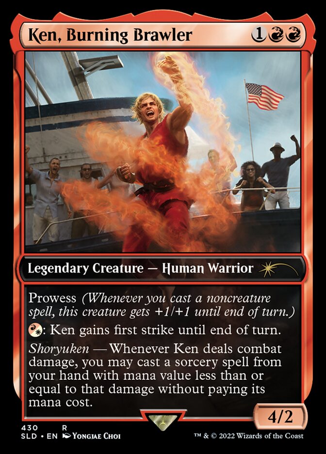 Ken, Burning Brawler [Secret Lair Drop Series] | The CG Realm