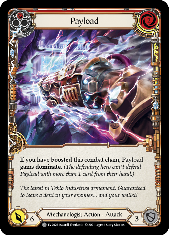 Payload (Red) [EVR076] (Everfest)  1st Edition Rainbow Foil | The CG Realm