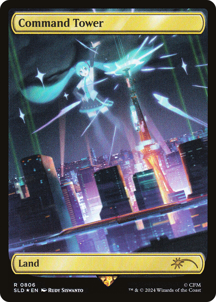 Command Tower (0806) (SLD-806) - Secret Lair Drop (Borderless) Foil