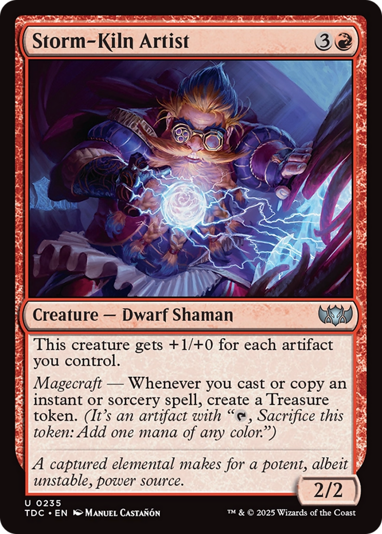 Storm-Kiln Artist [Tarkir: Dragonstorm Commander] | The CG Realm