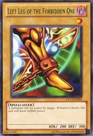 Left Leg of the Forbidden One (Green) (DL11-EN003) - Duelist League Promo Unlimited