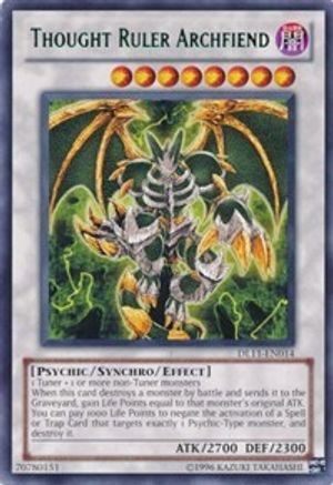 Thought Ruler Archfiend (Blue) (DL11-EN014) - Duelist League Promo Unlimited