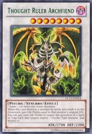 Thought Ruler Archfiend (Green) (DL11-EN014) - Duelist League Promo Unlimited