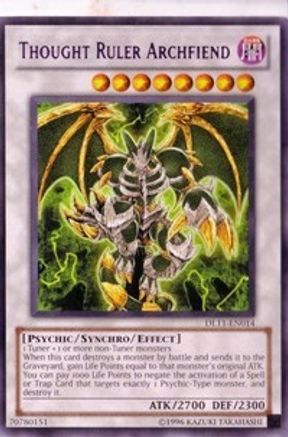 Thought Ruler Archfiend (Purple) (DL11-EN014) - Duelist League Promo Unlimited