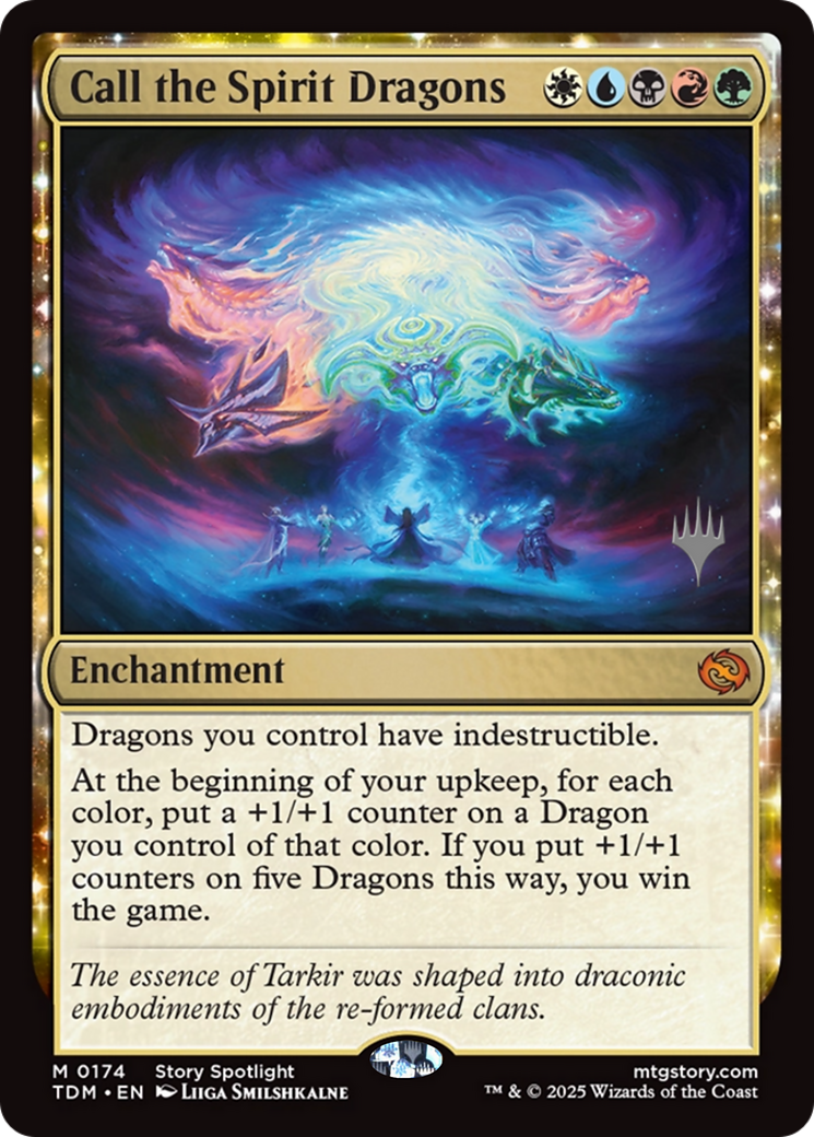 Call the Spirit Dragons (PPTDM-174) - Promo Pack: Tarkir: Dragonstorm