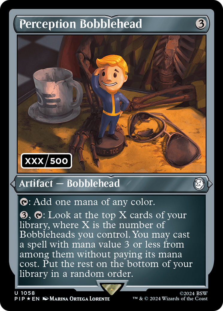 Perception Bobblehead (Serial Numbered) [Fallout] | The CG Realm