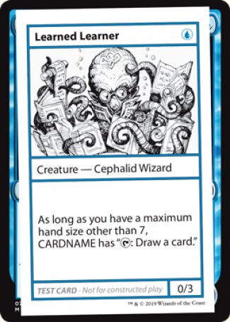 Learned Learner (2021 Edition) [Mystery Booster Playtest Cards] | The CG Realm