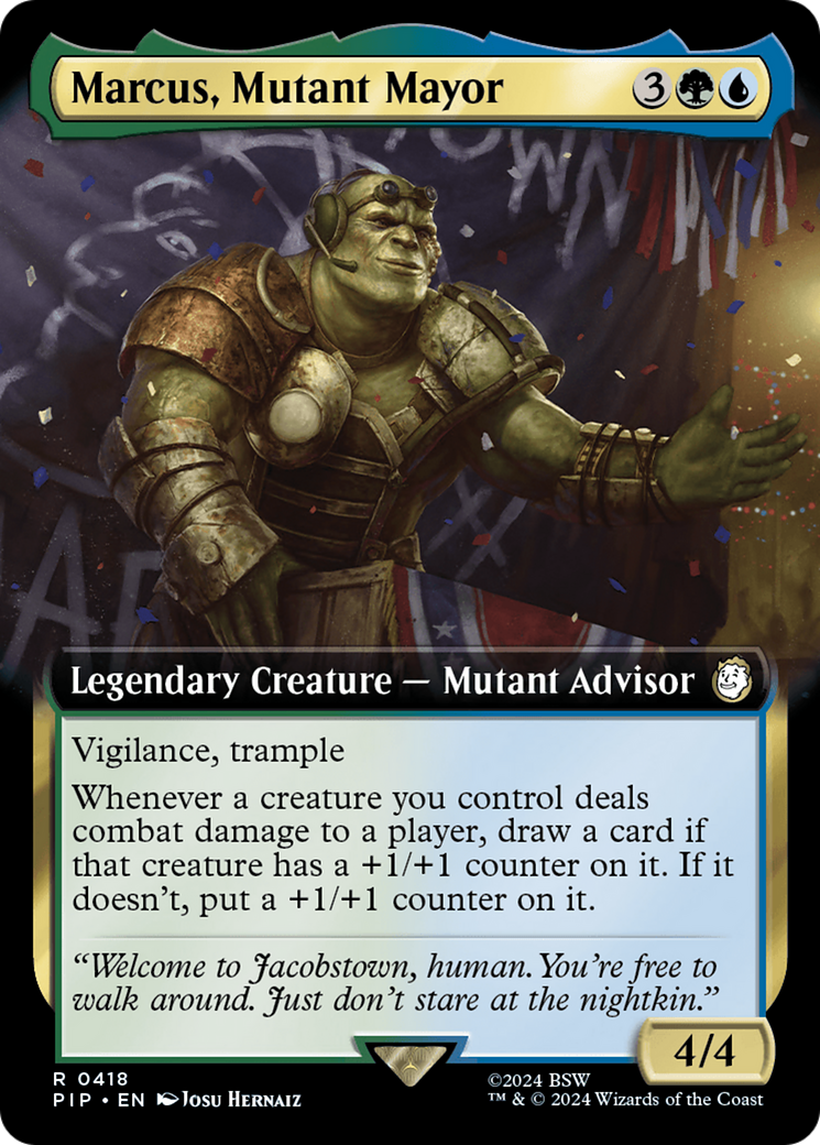 Marcus, Mutant Mayor (Extended Art) [Fallout] | The CG Realm