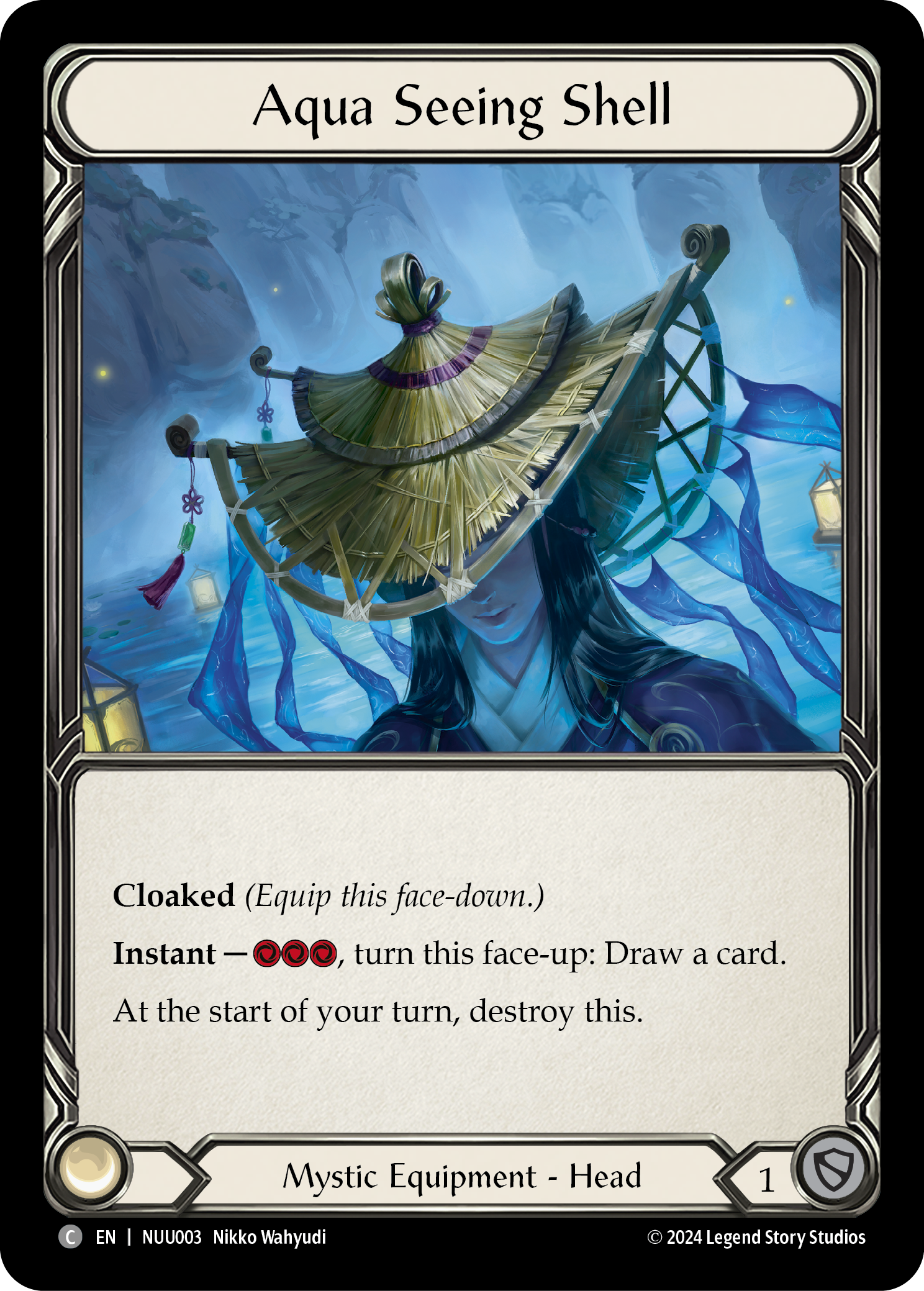 Aqua Seeing Shell [NUU003] (Part the Mistveil Nuu Blitz Deck) | The CG Realm