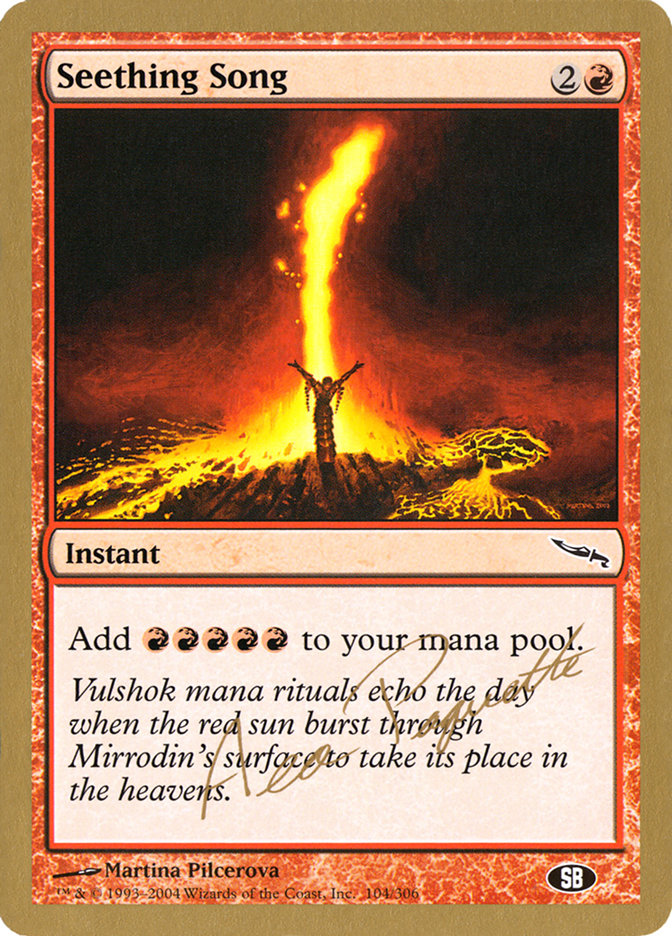 Seething Song (Aeo Paquette) (SB) [World Championship Decks 2004] | The CG Realm