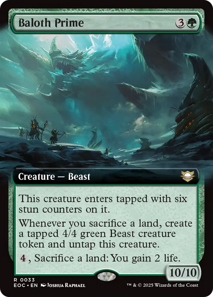 Baloth Prime (Extended Art) [Edge of Eternities Commander] | The CG Realm