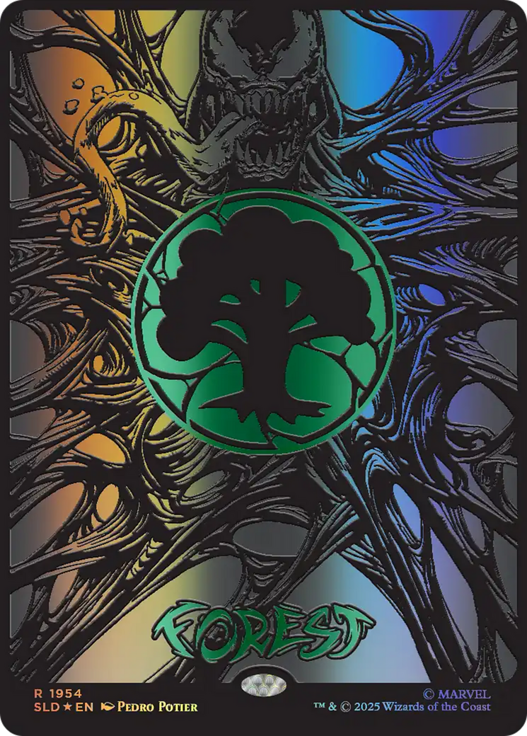 Forest (1954) (Raised Foil) [Secret Lair Drop Series] | The CG Realm