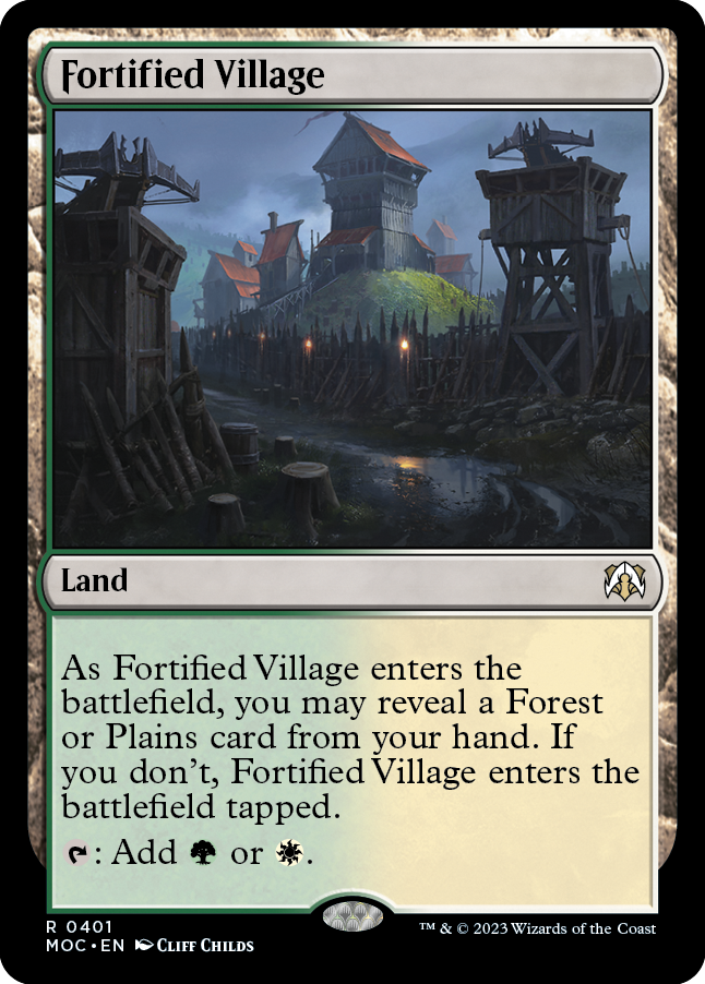 Fortified Village [March of the Machine Commander] | The CG Realm