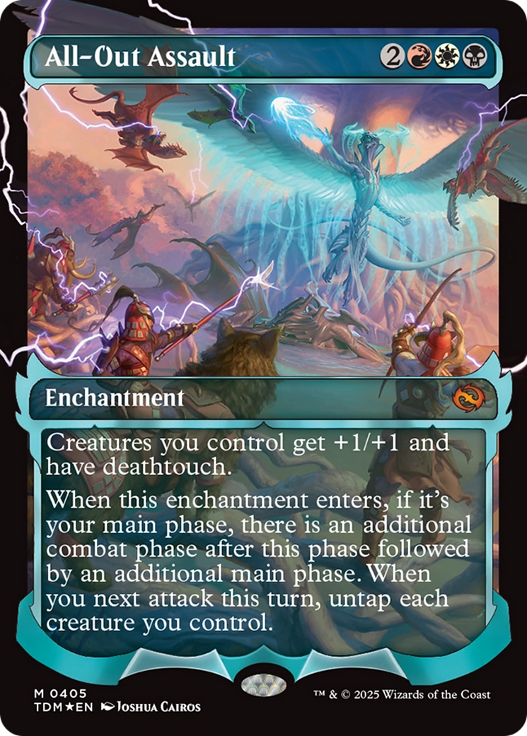 All-Out Assault (Showcase) [Tarkir: Dragonstorm] | The CG Realm