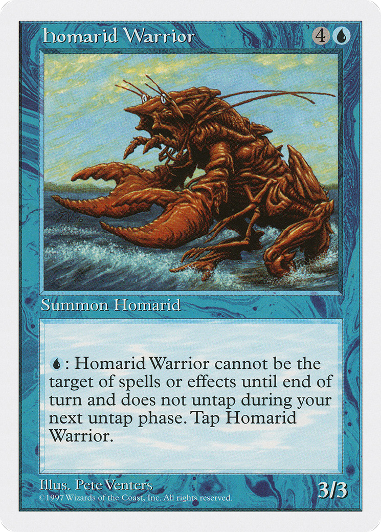 Homarid Warrior (5ED-) - Fifth Edition