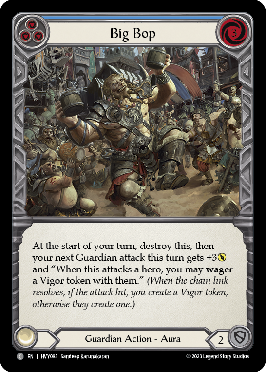Big Bop (Blue) [HVY085] (Heavy Hitters)  Rainbow Foil | The CG Realm