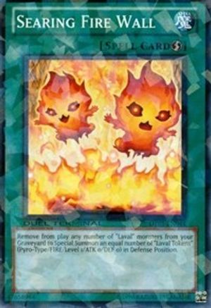Searing Fire Wall (DT05-EN044) - Duel Terminal 5 Limited