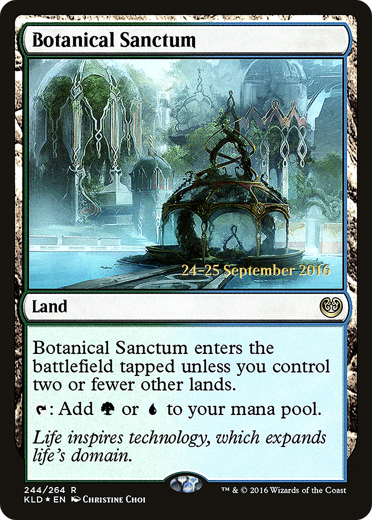 Botanical Sanctum (KLD) (PRE-244) - Kaladesh Promos Foil