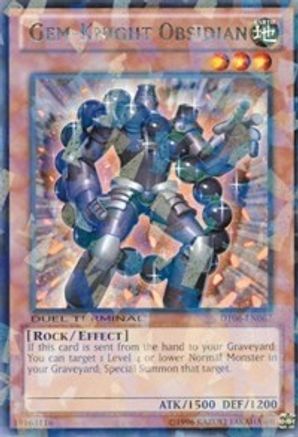 Gem-Knight Obsidian (DT06-EN067) - Duel Terminal 6 Limited