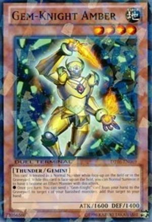 Gem-Knight Amber (DT06-EN069) - Duel Terminal 6 Limited