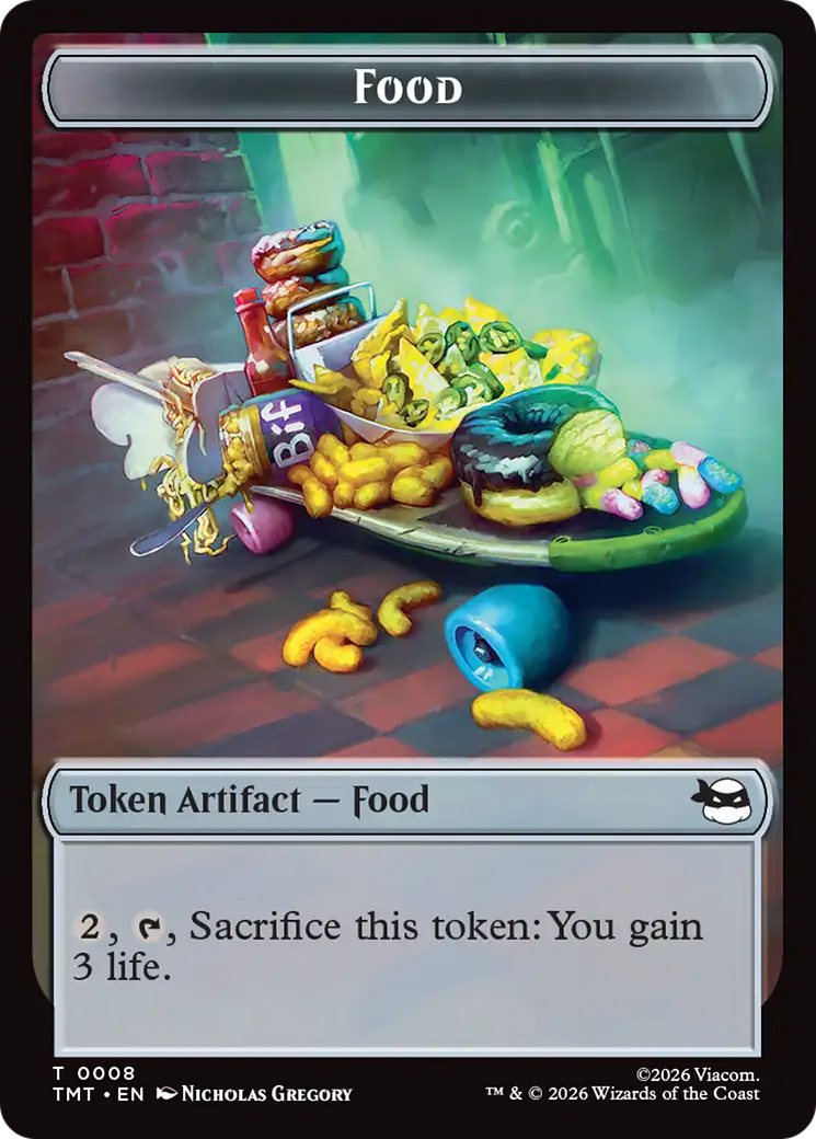 Insect Warrior // Food Double-Sided Token (TMT-4 // 8) - Teenage Mutant Ninja Turtles
