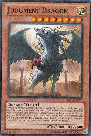 Judgment Dragon (Starfoil) (BATT-EN017) - Battle Pack Tournament Prize Cards Limited