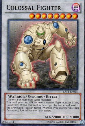 Colossal Fighter (Starfoil) (BATT-EN018) - Battle Pack Tournament Prize Cards Limited