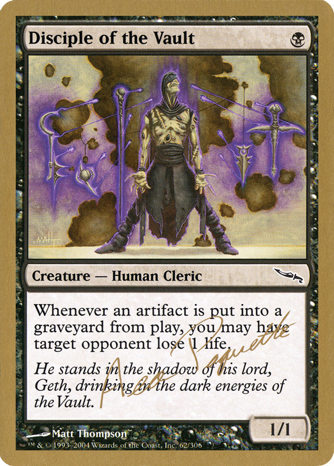 Disciple of the Vault (Aeo Paquette) [World Championship Decks 2004] | The CG Realm