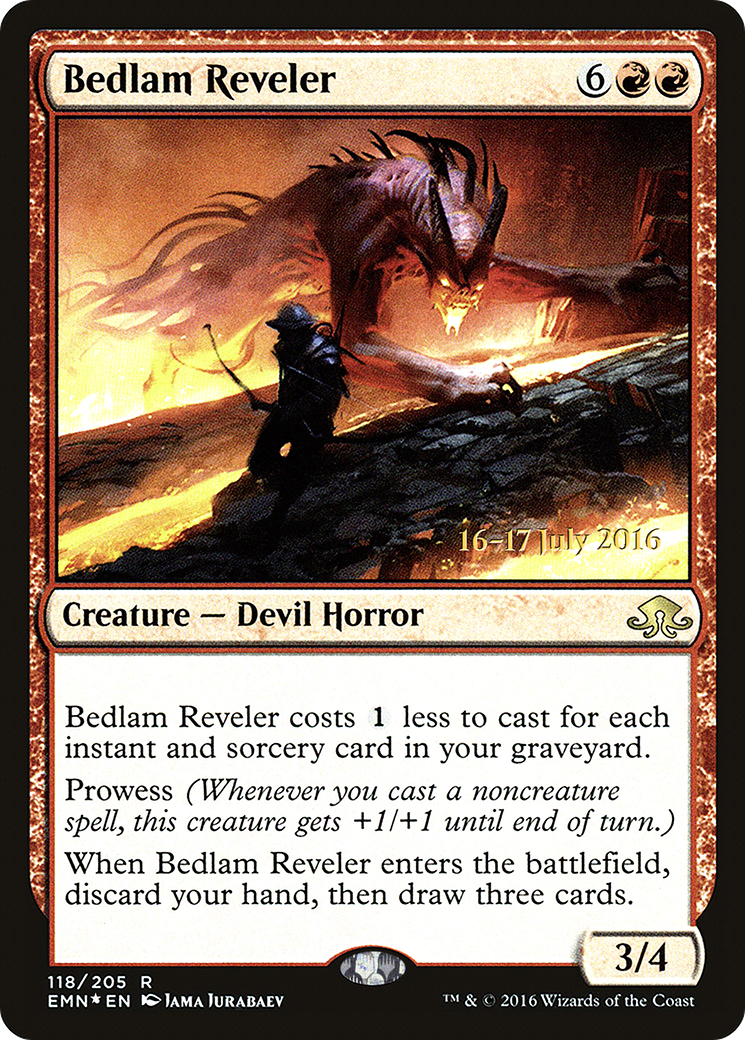 Bedlam Reveler (PRE-118) - Eldritch Moon Promos Foil