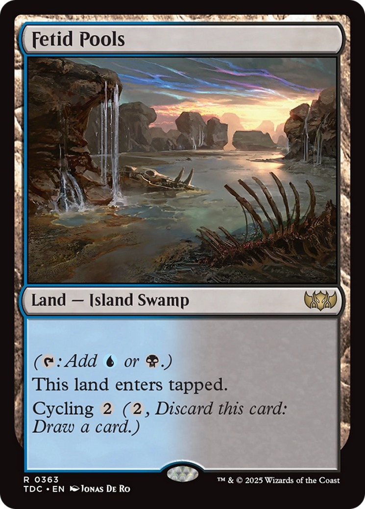 Fetid Pools [Tarkir: Dragonstorm Commander] | The CG Realm