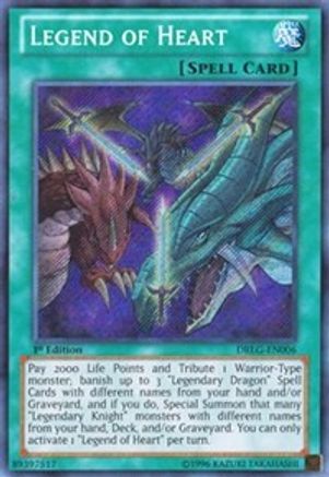 Legend of Heart (DRLG-EN006) - Dragons of Legend Unlimited