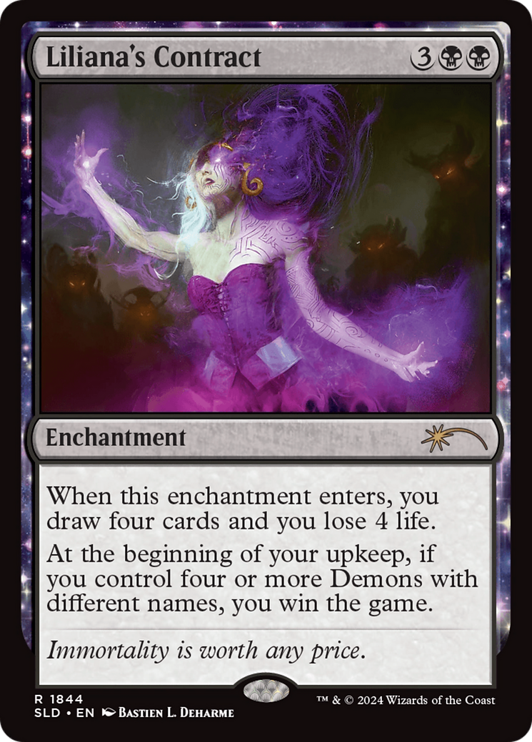 Liliana's Contract (1844) [Secret Lair Drop Series] | The CG Realm