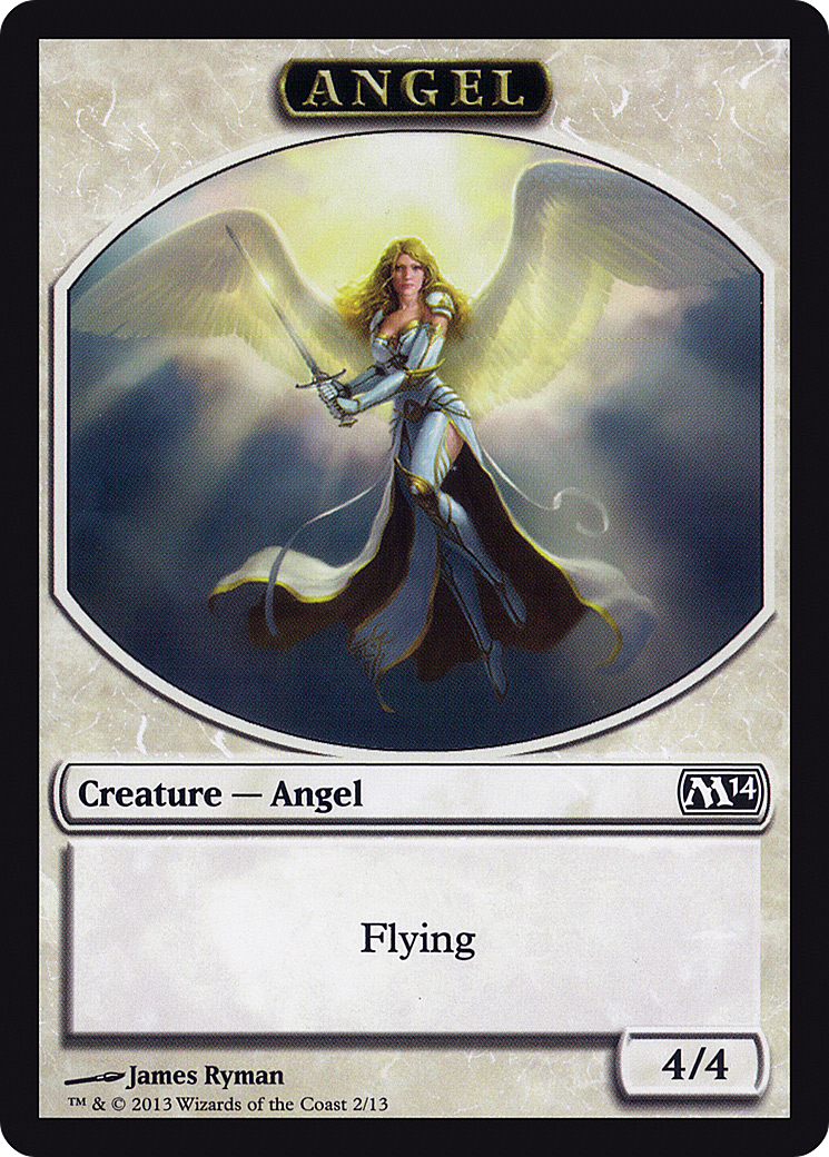 Angel Token (M14-002) - Magic 2014 Tokens