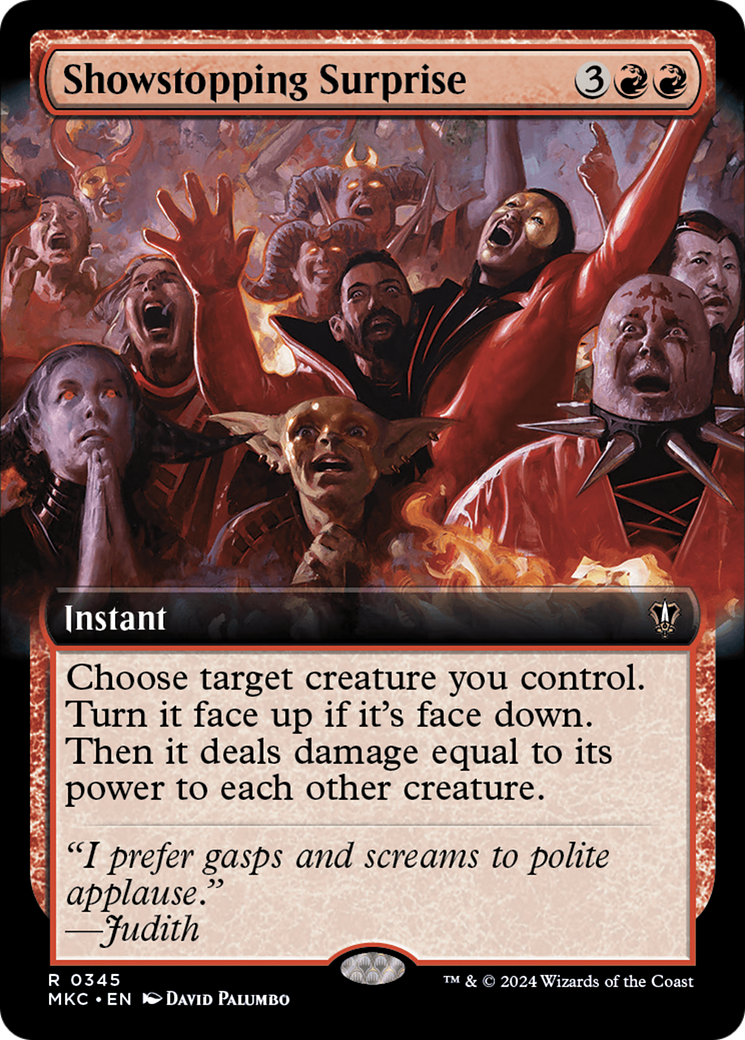 Showstopping Surprise (Extended Art) [Murders at Karlov Manor Commander] | The CG Realm
