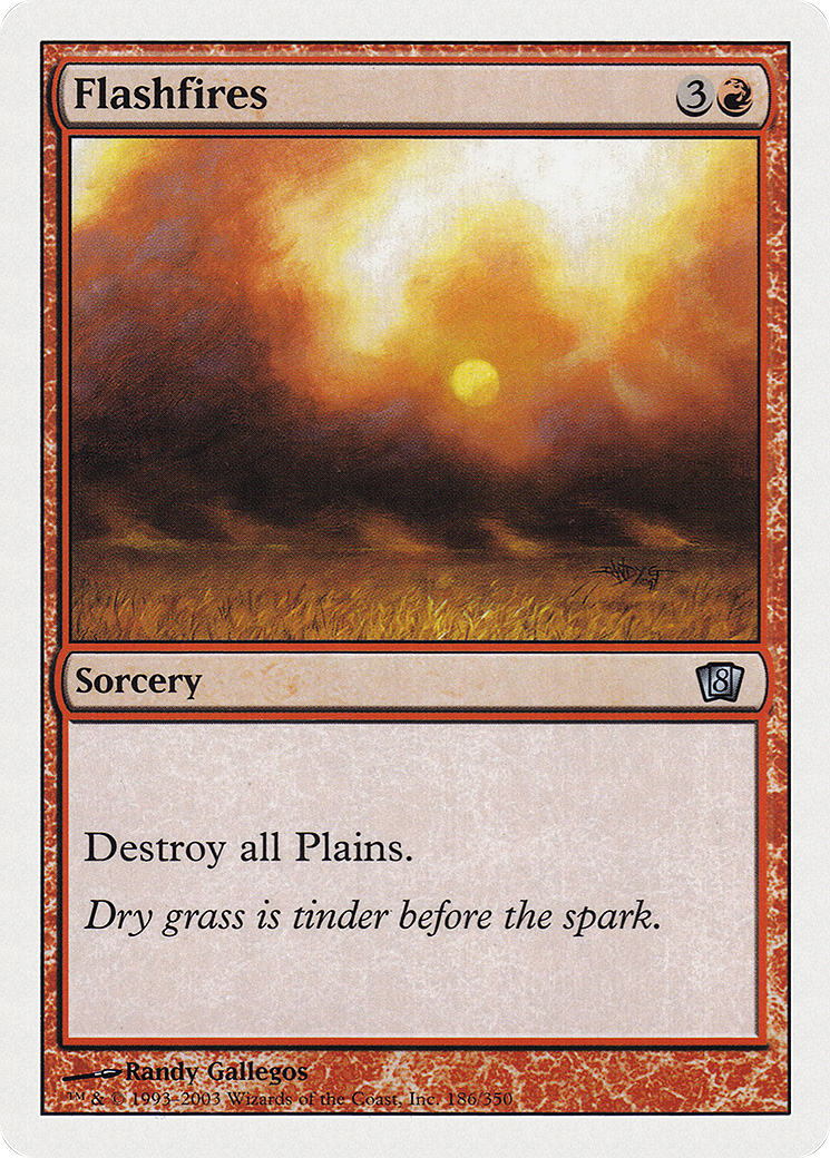 Flashfires (8ED-186) - 8th Edition