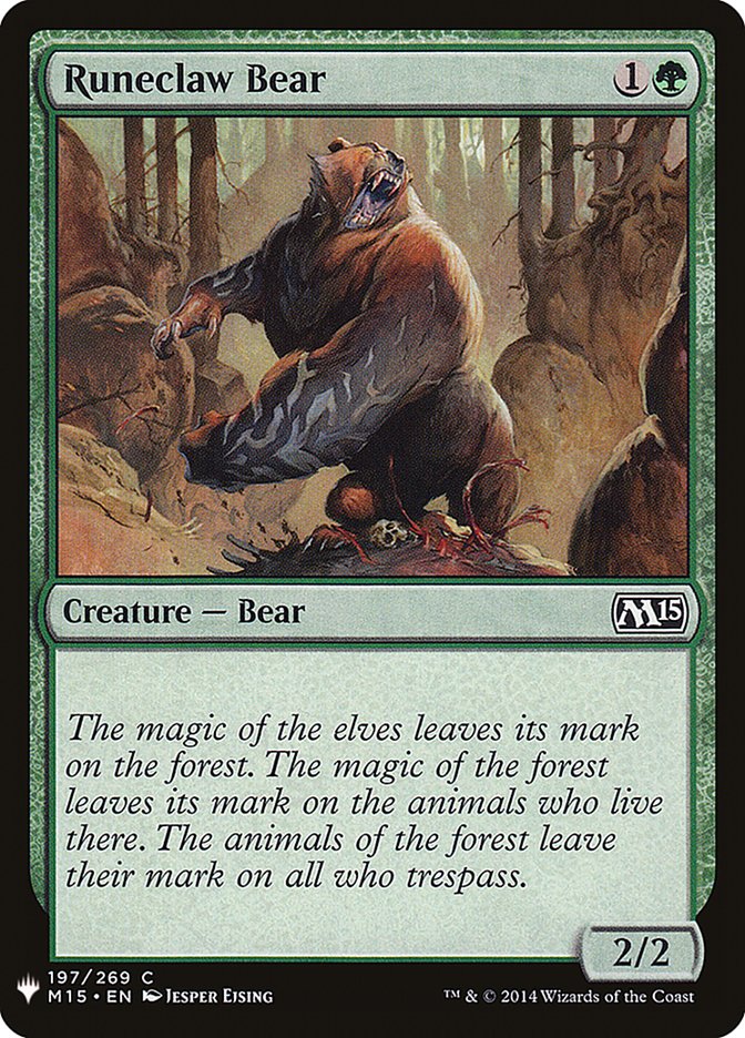 Runeclaw Bear [Mystery Booster] | The CG Realm