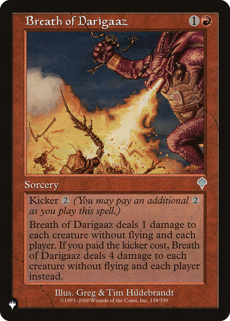 Breath of Darigaaz [The List] | The CG Realm