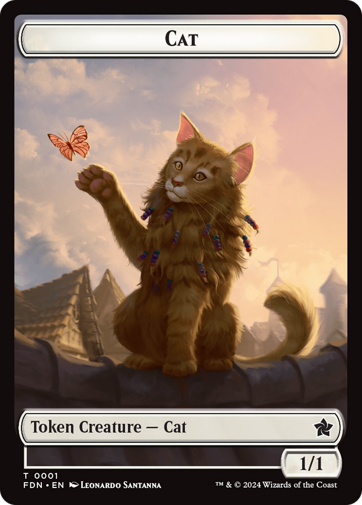 Cat (0001) // Cat (0002) Doubled-Sided Token (FDN-1 // 2) - Foundations