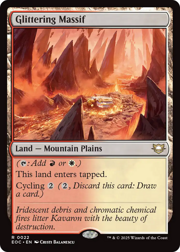 Glittering Massif [Edge of Eternities Commander] | The CG Realm