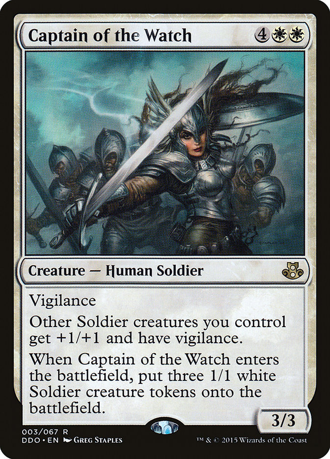 Captain of the Watch [Duel Decks: Elspeth vs. Kiora] | The CG Realm