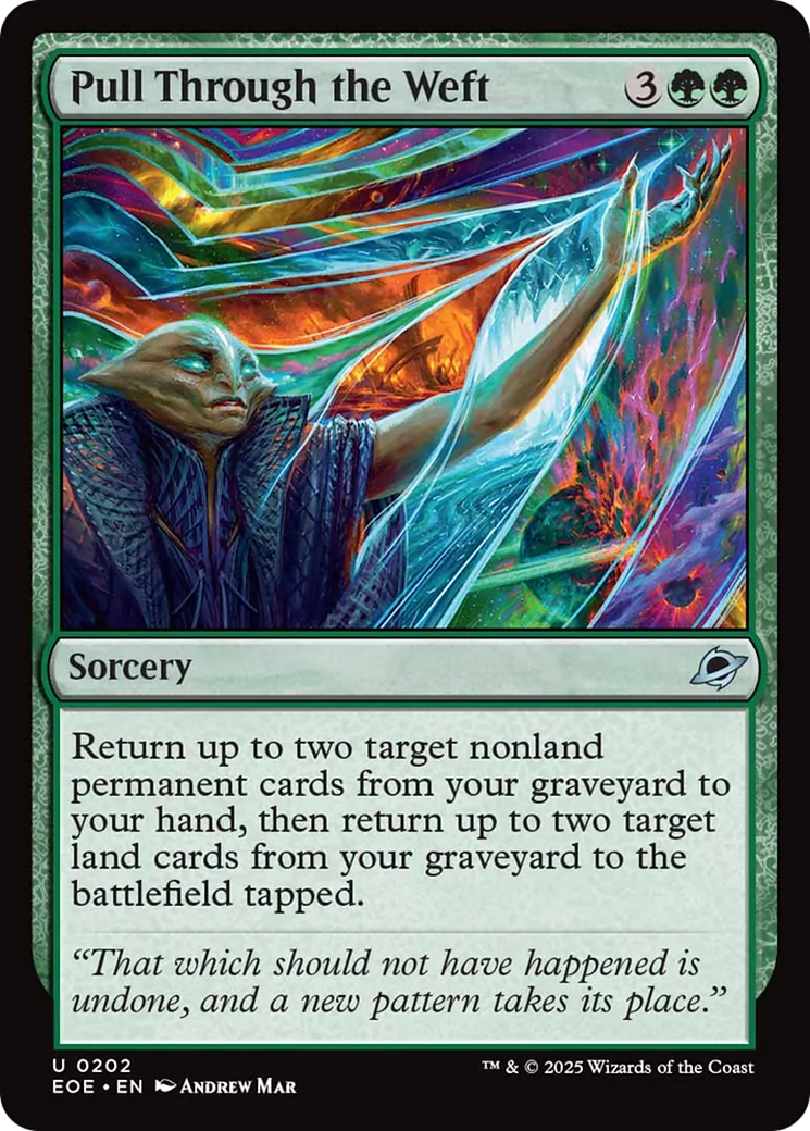 Pull Through the Weft [Edge of Eternities] | The CG Realm