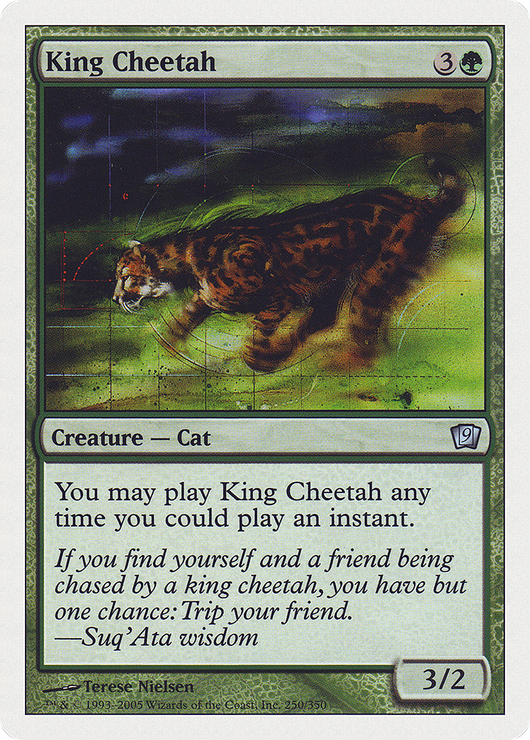 King Cheetah (9ED-250) - 9th Edition