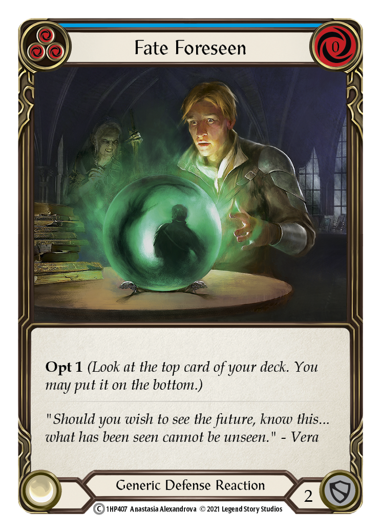 Fate Foreseen (Blue) [1HP407] (History Pack 1) | The CG Realm