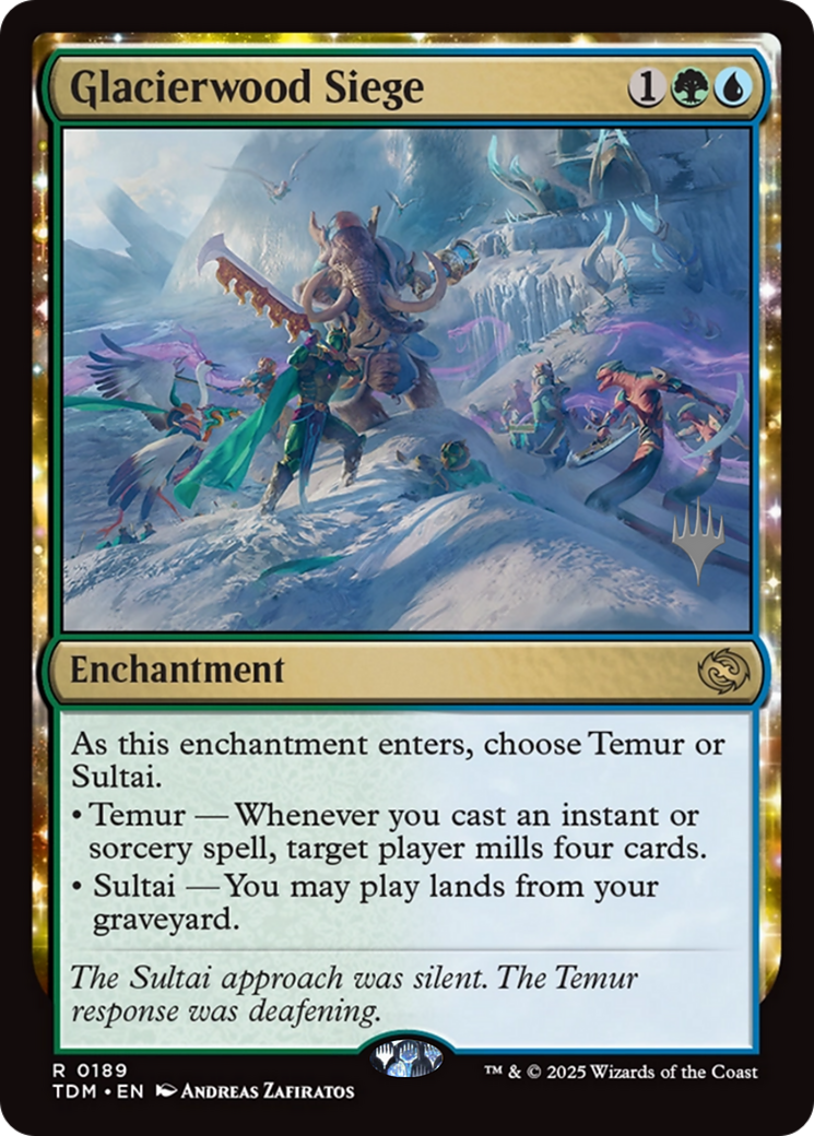 Glacierwood Siege (PPTDM-189) - Promo Pack: Tarkir: Dragonstorm