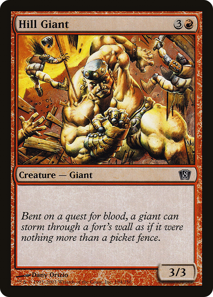 Hill Giant (8ED-194) - 8th Edition
