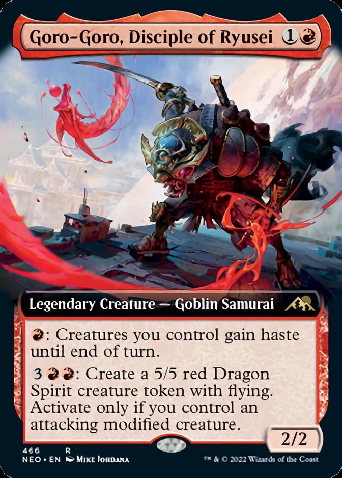 Goro-Goro, Disciple of Ryusei (Extended Art) [Kamigawa: Neon Dynasty] | The CG Realm